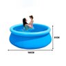 Piscina Inflável Redonda Azul 1000 Litros Verão Diversão - 2