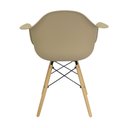 Ver imagem 4 de Cadeira Charles Eames Eiffel com Braço - Bege