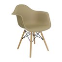 Ver imagem 1 de Cadeira Charles Eames Eiffel com Braço - Bege