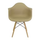 Ver imagem 3 de Cadeira Charles Eames Eiffel com Braço - Bege