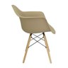 Cadeira Charles Eames Eiffel com Braço - Bege - 2