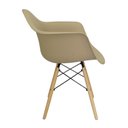 Ver imagem 2 de Cadeira Charles Eames Eiffel com Braço - Bege