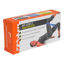 Kit Mini Band Poker com 3 Faixas - Leve / Médio / Forte - 2