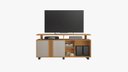 Ver imagem 2 de Rack para Tv 56'' Humor com Porta de Correr:cinamomo/off