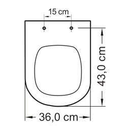 Assento Sanitário Resina Termofixa Soft Close Tupan para Bacia Etna - 5