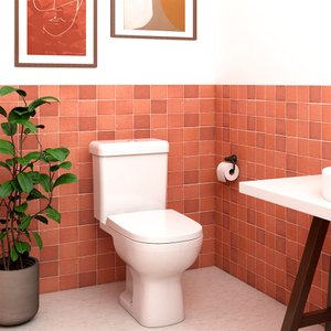Assento Sanitário Resina Termofixa Soft Close Tupan para Bacia Etna
