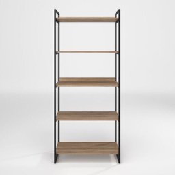 Estante Estilo Industrial Metal Madeira 190x80cm Organizador - 5