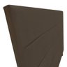 Cabeceira Estofada para Cama Box Casal King Size Suede Marrom 193cm JBF - 3