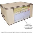 Ver imagem 3 de Caixa Organizadora Flexível com Zíper Multiuso, Compacta e Dobrável, Ideal para Guarda-roupas, Close