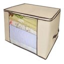 Ver imagem 1 de Caixa Organizadora Flexível com Zíper Multiuso, Compacta e Dobrável, Ideal para Guarda-roupas, Close