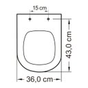 Ver imagem 3 de Assento Sanitário Resina Termofixa Soft Close Tupan para Bacia Etna