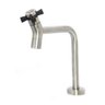 Torneira Mesa Bica Baixa Aço Inox 304 Escovado Água Fria Lavabo Lavatório Linha Stone - 2