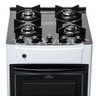Fogão de Piso Íris Glass 4 Bocas Mesa de Vidro Forno Branco - 3