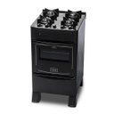 Ver imagem 2 de Fogão de Piso Íris Glass 4 Bocas Mesa de Vidro Forno Preto