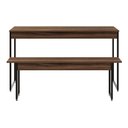 Ver imagem 1 de Mesa De Jantar Com 1 Banco Estilo Industrial