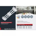 Ver imagem 2 de Luminária Led Tube 3x60cm Sobrepor Branco Barcelona - Tualux
