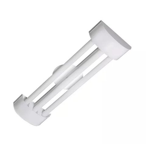 Luminária Led Tube 3x60cm Sobrepor Branco Barcelona - Tualux