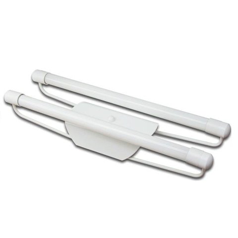 Luminária Tfl 2x60 Br Br com Lâmpada Biv 21421