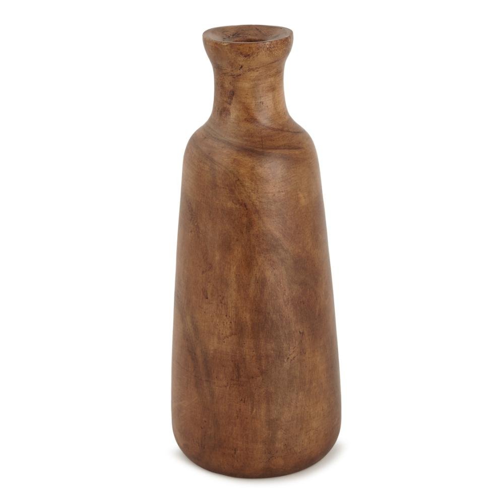 Vaso Garrafa em Madeira Mart 42cm