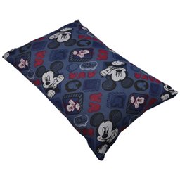 Fronha Portallar Malha Estampada Disney Mickey Simpatico 48cmx68cm Azul - 2