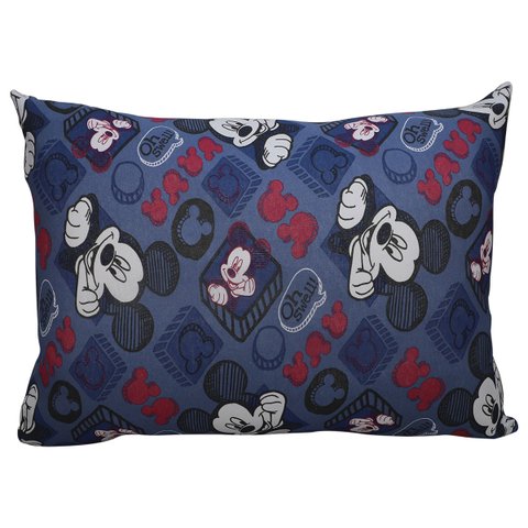 Fronha Portallar Malha Estampada Disney Mickey Simpatico 48cmx68cm Azul