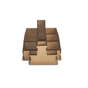 Ver imagem 3 de Porta Guardanapo e Sachê em MDF - Kit 10 Unidades