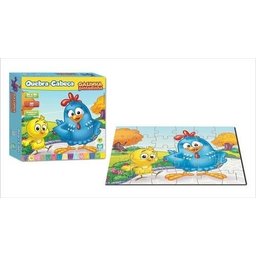 Jogo Quebra Cabeça Infantil Galinha Pintadinha 30 Peças Nig Brinquedos Madeira - 3