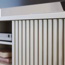 Ver imagem 6 de Rack para Sala Bancada de Tv 75 Pol 200cm Licia C04 - D'Rossi Cor Off White