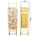 Ver imagem 3 de Tábua de Passar Roupa Dobrável de Madeira Layla 2 Níveis Estampada G02 - D’Rossi