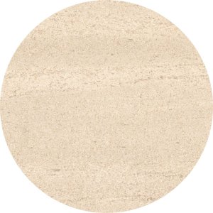 Tampo de Mármore Redondo 0,40m:mocca Creme