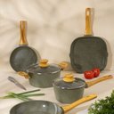 Ver imagem 6 de Panela Caçarola Verde 16cm Indução Cerâmico 4mm Style Cook