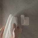 Ver imagem 3 de Conjunto 2 Ganchos de Parede Cabideiro 8,5cm Bege Eleve ou Suporte Multiuso