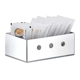 Porta Sachês Chá Café Açúcar - Inox Mimo - 2