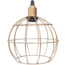 Ver imagem 4 de 2 Pendentes Aramado Globo Luminária Lustre Luxo Teto Retrô Vintage Balcão Agp Ilumini Industrial - C