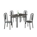 Ver imagem 2 de Conjunto Sala de Jantar com 4 Cadeiras Lívia Preto