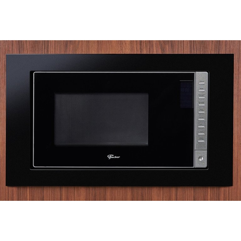 Micro-ondas Fischer Fit Line Embutir 25 Litros Moldura Preto 34915