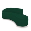 Ver imagem 3 de Sofá 4 Lugares Orgânico 220cm Pé Ferro Preto Morgan Bouclê Verde - D’Rossi
