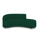Ver imagem 2 de Sofá 4 Lugares Orgânico 220cm Pé Ferro Preto Morgan Bouclê Verde - D’Rossi