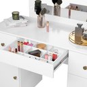 Ver imagem 4 de Penteadeira Camarim com LED e Espelho Sonhos Branco 990440 Moval