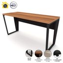 Ver imagem 4 de Mesa Escrivaninha Industrial 1,50m Ameixa Pre Pés Metal F5