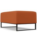 Ver imagem 7 de Puff Decorativo para Sala de Estar Cléo W01 Base de Ferro 90cm Tecido Terracota - Lyam Decor