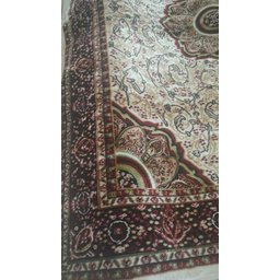 TAPETE CLÁSSICO 1,50 x 2,00 SALA MEDALHÃO VERMELHO QUARTO RZ - 6