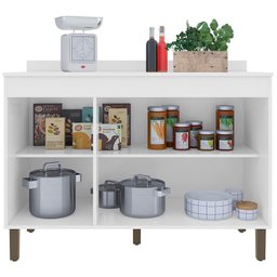 Balcão Karen 119 Cm 3 Portas com Tampo Peternella - 2