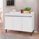 Ver imagem 3 de Balcão Karen 119 Cm 3 Portas com Tampo Peternella