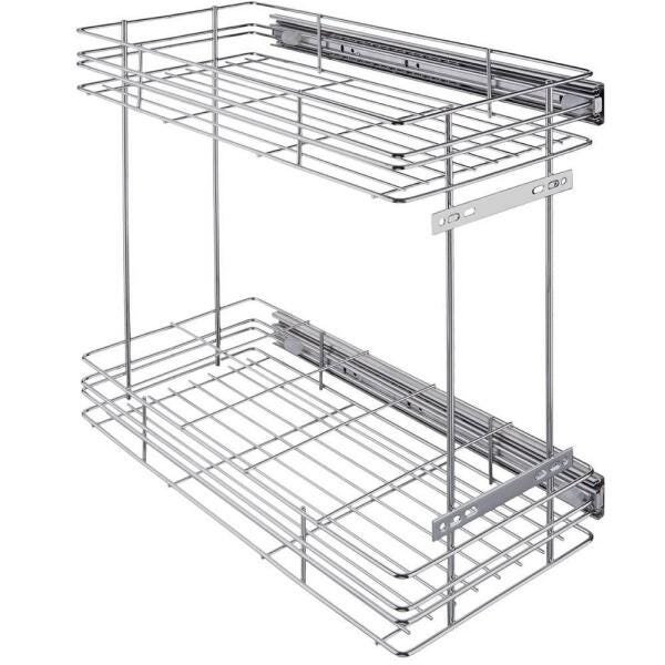Porta Garrafas Lateral com Corrediça Inox 4624 Masutti - 1