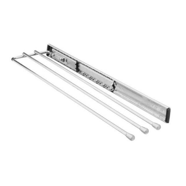 Porta Toalhas Triplo com Corrediça Cromado 6299 Masutti - 1