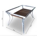 Ver imagem 3 de Conjunto de Mesa Fibra Sintética Marrocos - 6 Cadeiras + 1 Mesa