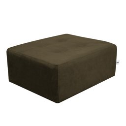 Cama Box Para Cachorro e Pet Quadrado Confortável Luna Veludo Marrom Escuro Matrix - 5