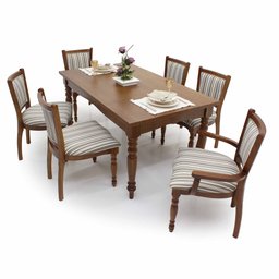 Cadeira de Jantar Girato com Braço Estofada - Promo - 3