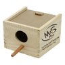 Kit 10 Ninho Madeira Manon Mandarim Passaros Aves - 1